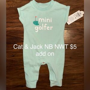 Cat & Jack Mint Green Baby Romper